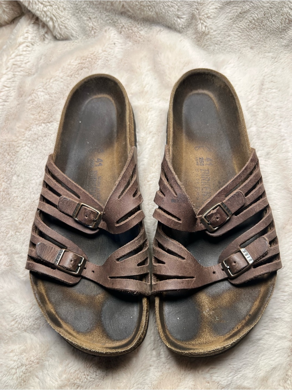 leather Birkenstock Granada sandals Size 41 or US 10